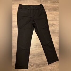 Ann Taylor straight slacks. Size 10. Black